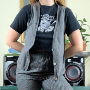 Eileen Fisher Lambswool & Cashmere Vest